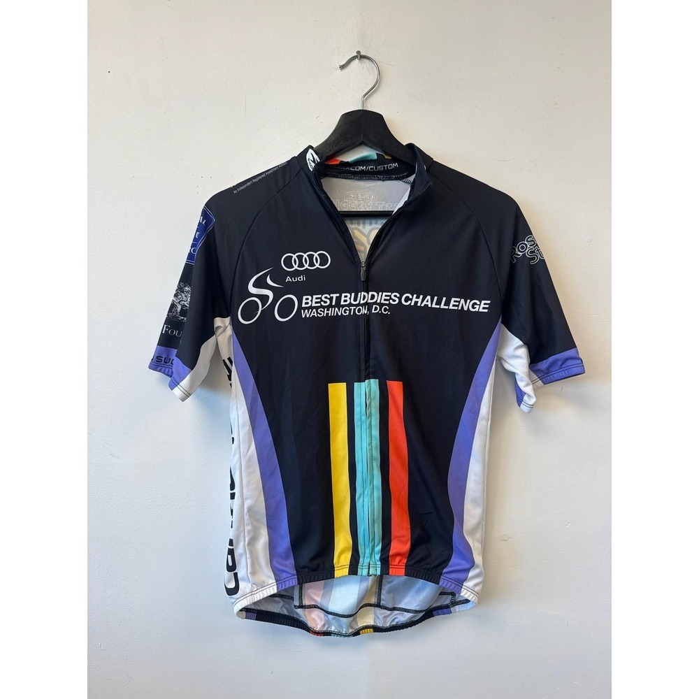Sugoi Best Buddies Challenge Audi Cycling Bike‎ Jersey Mens Small Washington DC